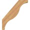 Ekena Millwork 5 1/2"W x 26"D x 30"H Funston Smooth Knee Brace, Western Red Cedar BRC06X26X30FST00SWR - alternate 3